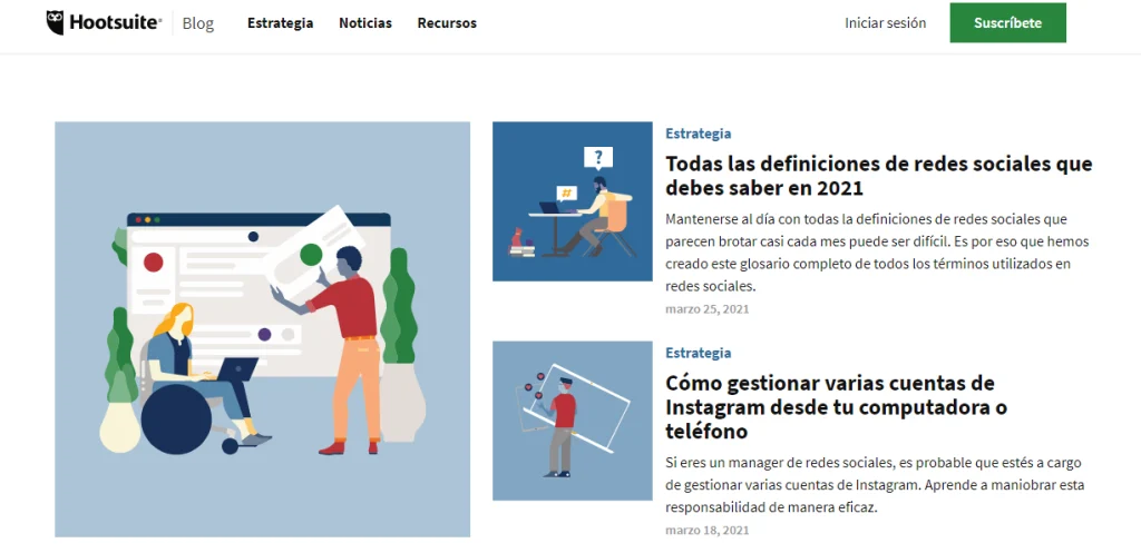 Hootsuite blog