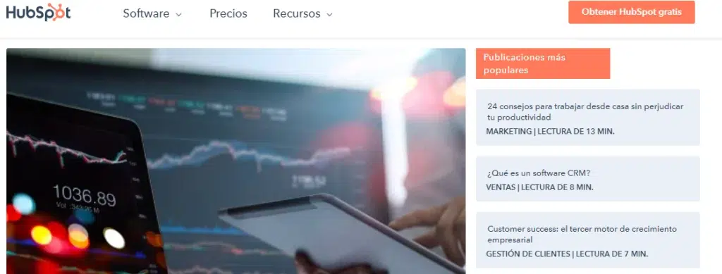 Hubspot blog