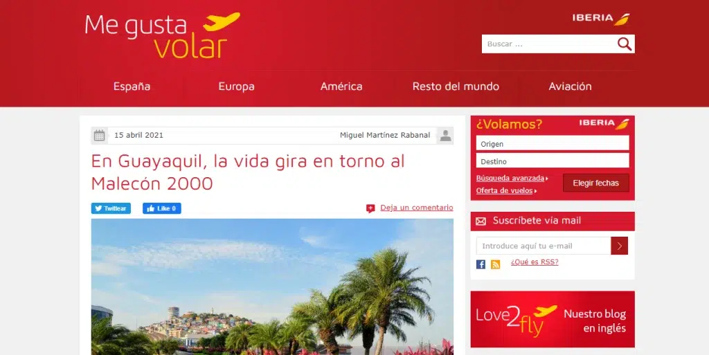 Iberia blog