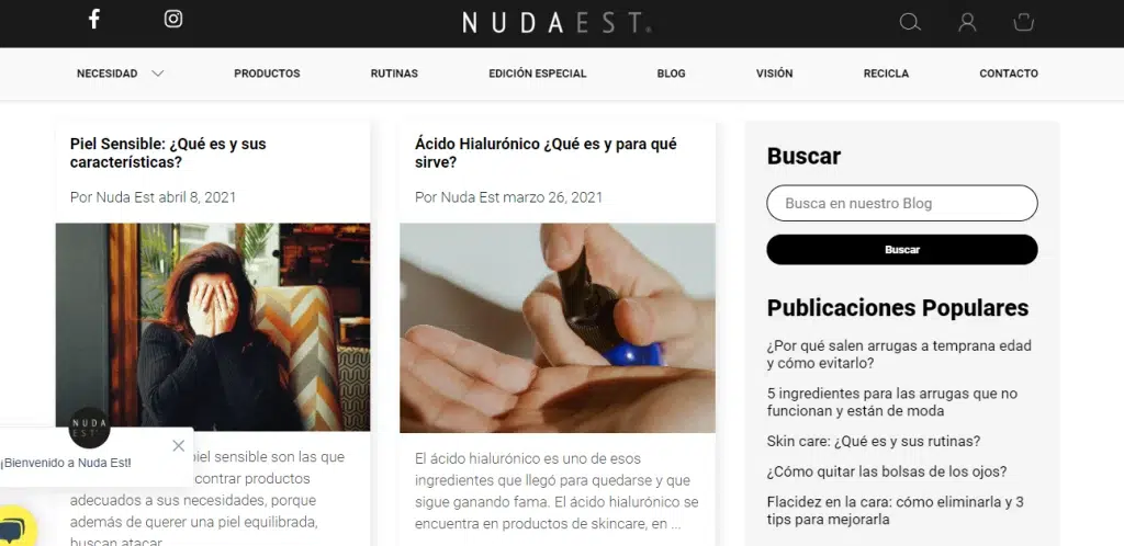 Nuda Est blog